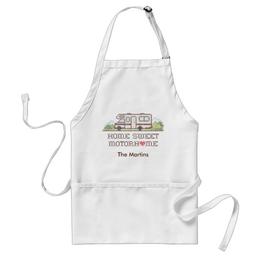 Tablier Home Sweet Motor Home Apron (Devant)