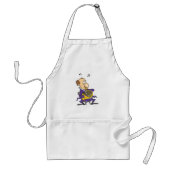 Tablier Homme Jouant Une Corne Française (Devant)