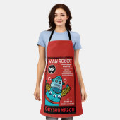 Tablier Homme Robot L'homme parfait (Porté)