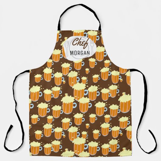 Tablier Hommes De Bières Sans Fin (Recto)