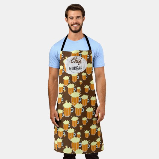 Tablier Hommes De Bières Sans Fin (Porté)