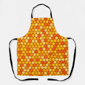 Tablier Honeypeb Bright Orange et Golden Beehive (Recto)