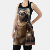 Tablier Hoops and Hangs : Le Slam Dunking Sloth, (Insitu)