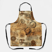 Tablier Horloge Grunge Rustique Steampunk (Recto)