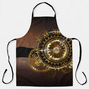 Tablier Horloge Steampunk avec des engrenages anciens