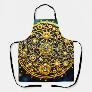 Tablier Horlogerie Céleste d'Art en Or