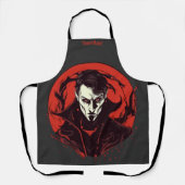 Tablier Horreur à yeux rouges (Recto)
