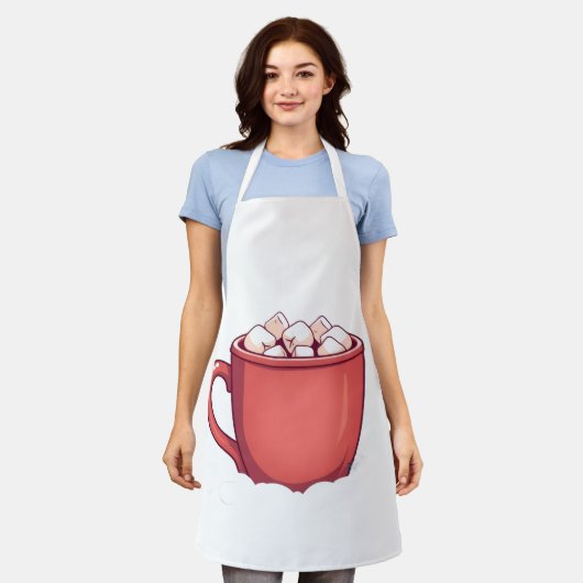 Tablier Hot Chocolate Mug Apron  (Porté)