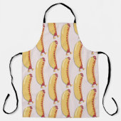 Tablier Hot Diggity Chien Fun Cheeky Retro Caractère (Recto)