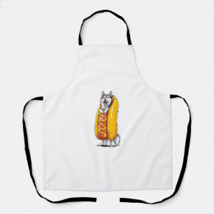 Tablier Hot Dog Husky - Costume alimentaire drôle