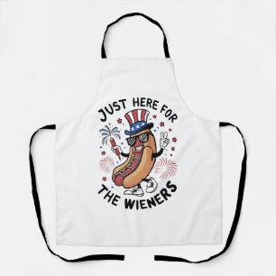 Tablier Hot Dogs du 4 juillet USA Drapeau américain Patrio