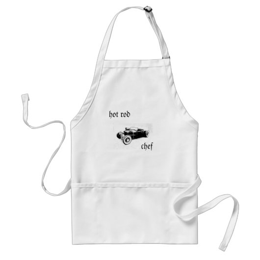 Tablier hot rod, chef (Devant)