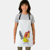 Tablier Hotdog comme coiffeur avec ciseaux (Insitu)