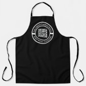 Tablier Hôtel ou Bar Apron avec code QR (Recto)