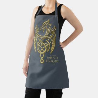 Tablier HOUSE of the Dragon | Golden Filigree Dragon Crest