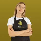 Tablier Huile d'olive biologique sur mesure Vert