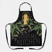 Tablier Huile d'olive branche d'olive personnalisée (Recto)