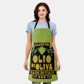 Tablier Huile d'olive italienne vintage (Porté)