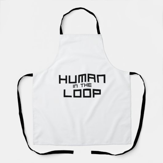 Tablier Human in the Loop Minimalist Industrial Apron (Recto)