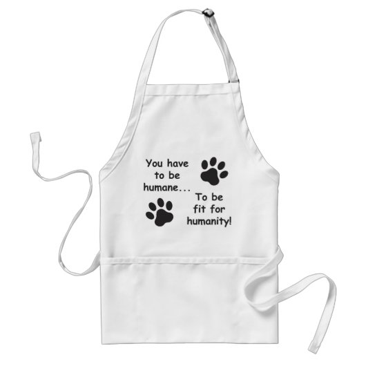 Tablier Humane pour l'humanité (Devant)