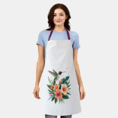 Tablier Hummingbird Bloom All-Over Apron (Porté)