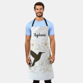 Tablier Hummingbird Flower Garden Apron (Porté)