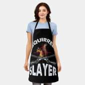 Tablier Humour de chasse à l'écureuil (Porté)