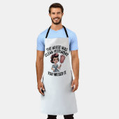 Tablier Humour de cuisine vintage (Porté)