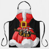 Tablier Humour Holiday Père Noël Apron (Recto)
