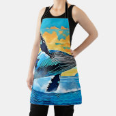 Tablier Humpback Whale Ocean Freedom Jump Design (Insitu)