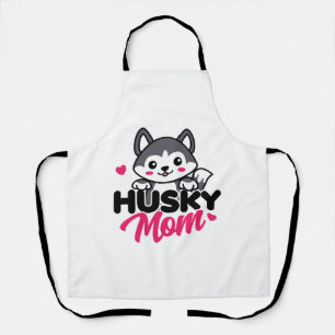 Tablier Husky Chig Maman Cute Kawaii Design