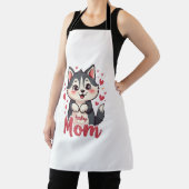 Tablier Husky Chig Maman Cute Kawaii Design (Insitu)