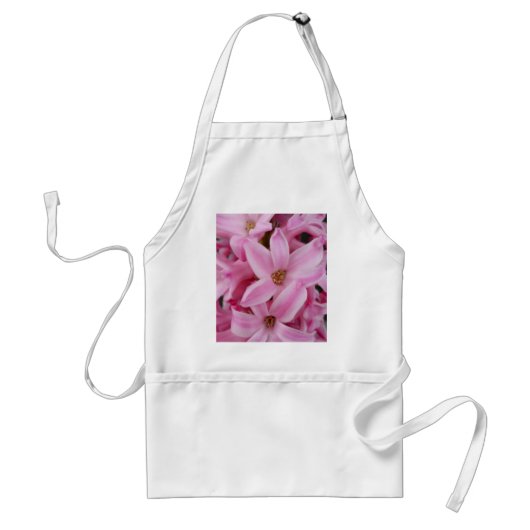 Tablier hyacinthe rose (Devant)