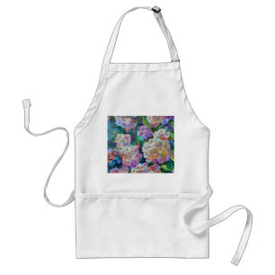 Tablier Hydrangée artistique Hortensia Art Abstrait floral