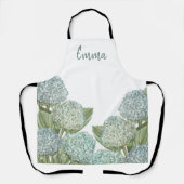 Tablier Hydrangée bleue (Recto)