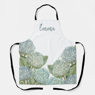 Tablier Hydrangée bleue