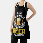 Tablier I Am Silently Judging Your Beer Selection (Insitu)
