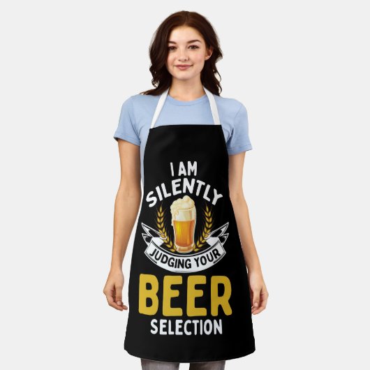 Tablier I Am Silently Judging Your Beer Selection (Porté)
