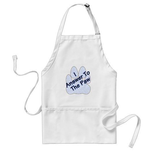 Tablier I Answer To The Paw On Paw Cooking Apron (Devant)
