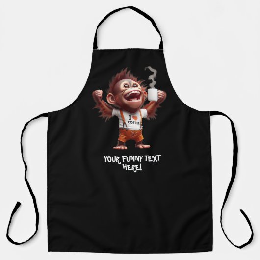 Tablier I ♥ café (Recto)