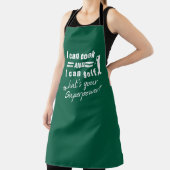 Tablier I Can Cook Golf Apron - Funny Personalized Golfer  (Insitu)