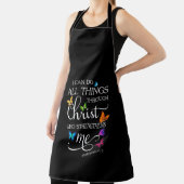 Tablier I Can Do All Things Through Christ Butterfly (Insitu)