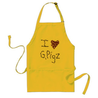 Tablier I coeur G. Pigz Apron