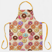 Tablier I Doughnut Care Cute Funny Donut Sweet Soins Amour (Recto)