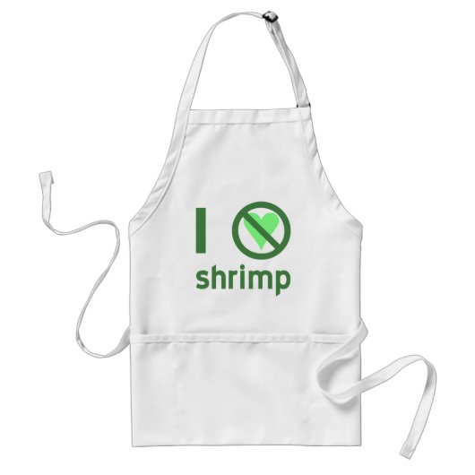 Tablier I Hate Shrimp (Devant)