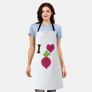 Tablier I Heart Beets