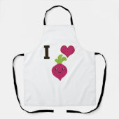 Tablier I Heart Beets (Recto)