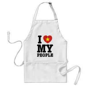 Tablier I Heart (Love) My Viet People