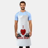 Tablier I Heart Panda Bears (Porté)