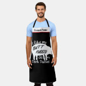 Tablier "I Like My Butt Rubbed and My Pork Pulled" BBQ (Porté)